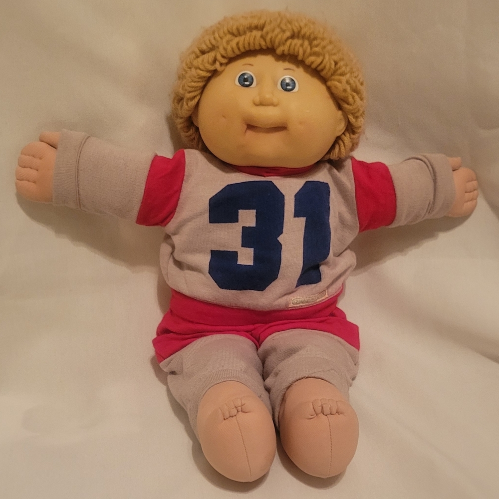 Vintage Cabbage Patch Kid/HARD TO FIND IC1 Factory/Tan Loop Hair Boy